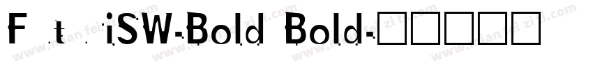 FuturiSW-Bold Bold字体转换